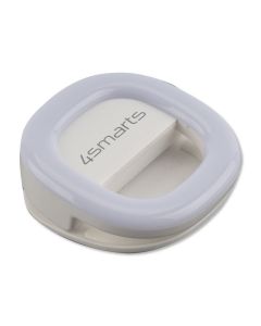 4smasrts Mobile Video Selfie Light LoomiPod Clip - LED лампа за заснемане на селфита (бял)
