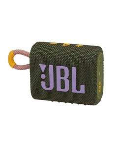 JBL Go 3 Portable Waterproof Speaker - безжичен водоустойчив спийкър за мобилни устройства (зелен)