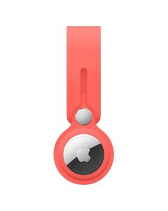 Apple AirTag Loop - стилна оригинална полиуретанова каишка за Apple AirTag (розов)