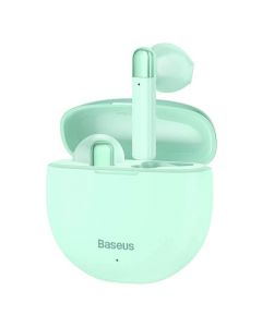 Baseus Encok W02 TWS In-Ear Bluetooth Earphones - безжични блутут слушалки със зареждащ кейс (син)