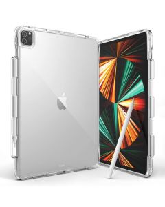 Ringke Fusion Case - удароустойчив хибриден кейс за iPad Pro 12.9 M1 (2021) (прозрачен)