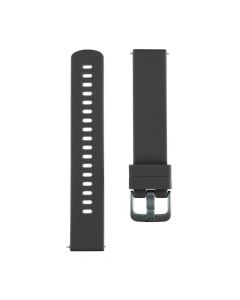 Tactical 572 Silicone Band 18mm - силиконова каишка за Galaxy Watch, Huawei Watch, Xiaomi, Garmin и други (18мм) (черен)