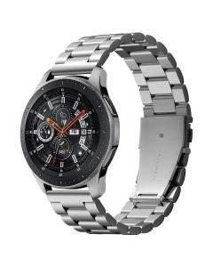 Spigen Modern Fit Band - стоманена каишка за Samsung Galaxy Watch 45mm, Galaxy Watch 46mm и други часовници (22мм) (сребрист)