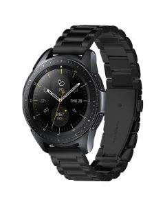 Spigen Modern Fit Band - стоманена каишка за Samsung Galaxy Watch 41mm, Galaxy Watch 42mm и други часовници (20мм) (черен)
