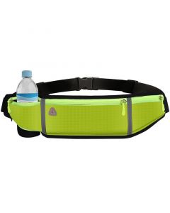 Ultimate 4-pocket Running Belt - универсален спортен калъф за кръста с 4 джоба за смартфони (зелен)