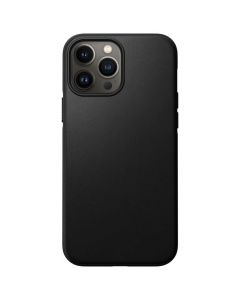 Nomad Modern Leather MagSafe Case - кожен (естествена кожа) кейс с MagSafe за iPhone 13 Pro Max (черен)