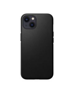 Nomad Modern Leather MagSafe Case - кожен (естествена кожа) кейс с MagSafe за iPhone 13 (черен)