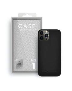 Case FortyFour No.1 Case - силиконов (TPU) калъф за iPhone 13 Pro (черен)