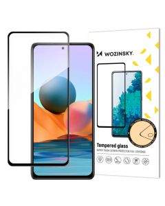 Wozinsky Case Friendly 3D Tempered Glass with Frame - калено стъклено защитно покритие за Xiaomi Mi 11i, Xiaomi Poco F3 (черен-прозрачен)