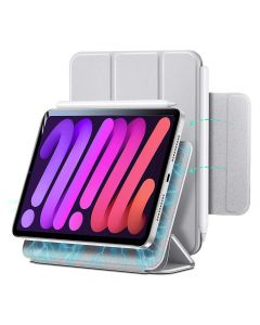 ESR Rebound Magnetic Case - магнитен калъф с поставка за iPad mini 6 (2021) (сив)