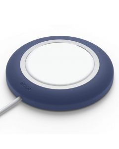 Elago Charging Pad for MagSafe - силиконова поставка за Apple MagSafe Charger (тъмносин)