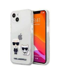 Karl Lagerfeld Karl & Choupette Case - дизайнерски кейс с висока защита за iPhone 13 (прозрачен)