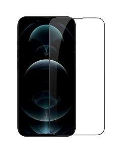 Nillkin CP PRO Ultra Thin Full Coverage Tempered Glass - калено стъклено защитно покритие за дисплея на iPhone 13, iPhone 13 Pro (черен-прозрачен)