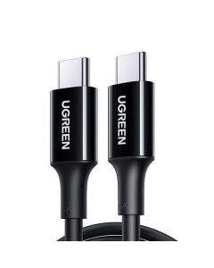 Ugreen USB-C to USB-C Cable 100W - кабел с с бързо зареждане за устройства с USB-C порт (100 см) (черен)