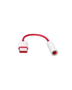 OnePlus USB-C to 3.5mm Adapter - пасивен адаптер USB-C към 3.5 мм. за устройства с USB-C порт (червен) (bulk)