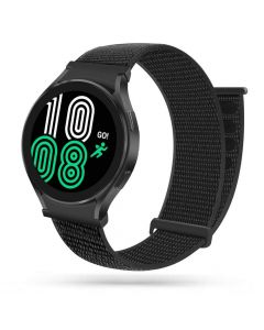 Tech-Protect Nylon Sport Band - текстилна каишка за Galaxy Watch, Huawei Watch, Xiaomi, Garmin и други (20мм) (черен)
