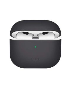 Uniq AirPods 3 Lino Silicone Case - силиконов (TPU) калъф за Apple AirPods 3 (черен)