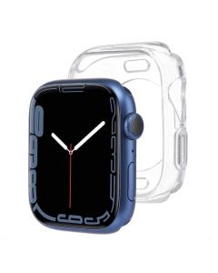 CaseMate Tough Clear Bumper - ксиликонов (TPU) кейс за Apple Watch 7 45мм (прозрачен)