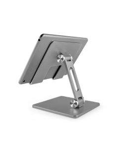 Tech-Protect Z11 Folding Aluminum Desktop Stand - сгъваема алуминиева поставка за мобилни телефони и таблети до 13 инча (сив)