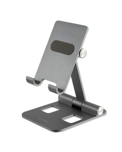 4smarts Portable Desk Stand ErgoFix H21 - висококачествена алуминиева поставка за смартфони и таблети (сив)
