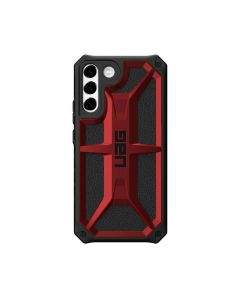 Urban Armor Gear Monarch Case - удароустойчив хибриден кейс за Samsung Galaxy S22 Plus (черен-червен)