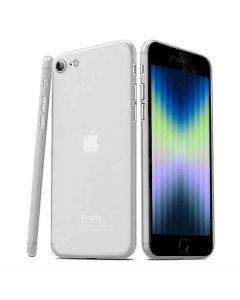 Tech-Protect UltraSlim Case - тънък силиконов (TPU) калъф (0.4 mm) за iPhone SE (2022), iPhone SE (2020), iPhone 8, iPhone 7 (прозрачен-мат)