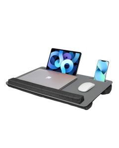 4smarts ErgoFix WorkPillow - ерногномична поставка за MacBook или лаптоп, таблет и телефон (сребрист)