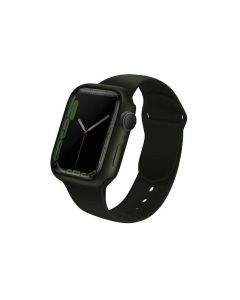 Uniq Legion Apple Watch Case 45mm - качествен твърд кейс с вграден стъклен протектор за дисплея на Apple Watch 7 45мм (зелен)