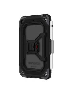 Griffin Survivor All Terrain Case V2 - защита от най-висок клас за iPad mini 5 (2019) (черен-прозрачен)