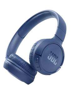 JBL T510 BT - безжични Bluetooth слушалки с микрофон за мобилни устройства (син)