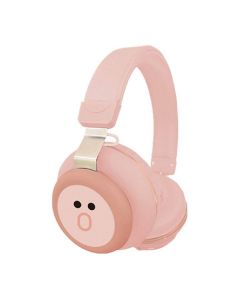 Gjby CA-030 Dinosaur BT Wireless On-Ear Headphones - безжични блутут слушалки, подходящи за деца (оранжев)