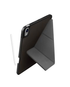 Uniq Transforma Case - термополиуретанов (TPU) кейс с поставка и отделение за Apple Pencil 2 за iPad Air 5 (2022), iPad Air 4 (2020) (черен)
