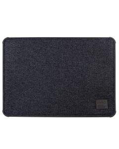 Uniq Dfender Sleeve - качествен удароустойчив калъф за Macbook Pro 15 (2016-2019) и лаптопи до 15 инча (черен)