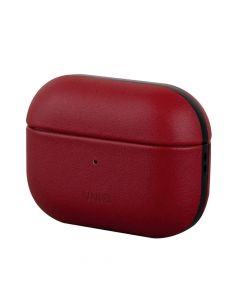 Uniq Terra Genuine Leather Case - кожен кейс (естествена кожа) за Apple AirPods Pro (червен)