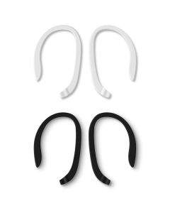 Uniq AirPods Loop Sport EarHooks Dual Pack - комплект силиконови кукички за Apple Airpods, Airpods 2, Airpods 3 и AirPods Pro (4 броя) (черен-бял)