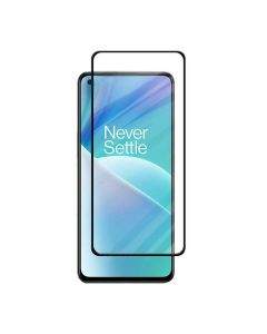 OnePlus Full Glue 3D Tempered Glass - обхващащо и ръбовете оригинално стъклено защитно покритие за дисплея на OnePlus Nord CE 2 Lite 5G (черен)