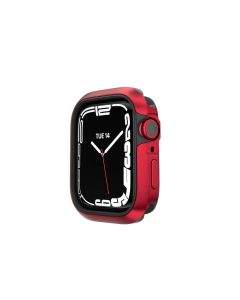 SwitchEasy Odyssey Case - удароустойчив хибриден кейс за Apple Watch 45мм, 44мм (червен)