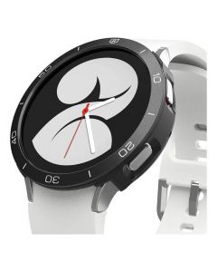 Ringke Bezel Styling + Ringke Air Sports 40-02 - рамка с висока степен на защита и силиконов (TPU) кейс за Samsung Galaxy Watch 4 40мм (черен)