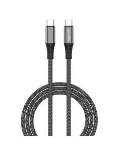 4smarts PremiumCord USB-C to USB-C Cable 100W - USB-C към USB-C кабел за устройства с USB-C порт (150 см) (черен)