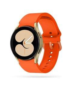 Tech-Protect Iconband Silicone Sport Band 20mm - силиконова каишка за Samsung Galaxy Watch, Huawei Watch, Xiaomi, Garmin и други часовници с 20мм захват (оранжев)