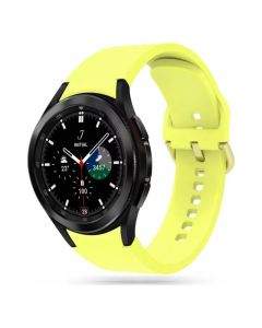Tech-Protect Iconband Silicone Sport Band 20mm - силиконова каишка за Samsung Galaxy Watch, Huawei Watch, Xiaomi, Garmin и други часовници с 20мм захват (жълт)