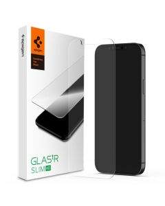 Spigen Glass.Tr Slim HD Tempered Glass - калено стъклено защитно покритие за iPhone 14, iPhone 13, iPhone 13 Pro (прозрачен)