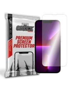 GrizzGlass HybridGlass Screen Protector - хибридно защитно покритие за дисплея на iPhone 14 Pro Max (прозрачно) (един брой)