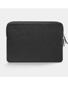 Trunk Leather Laptop Sleeve - кожен калъф (естествена кожа) за Macbook Pro 13 (модели 2017 и по-нови) (черен)