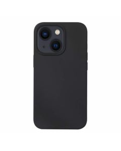 JC Silicone Case - силиконов (TPU) калъф за iPhone 14 (черен)