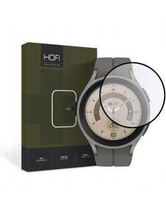 Hofi Hybrid Pro Plus Screen Protector - калено хибридно защитно покритие на Samsung Galaxy Watch 5 Pro 45мм (черен)