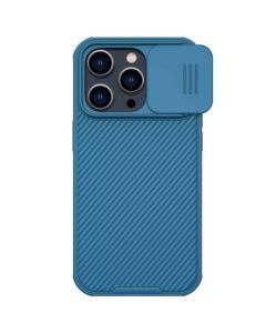 Nillkin CamShield Pro Magnetic Hard Case - хибриден удароустойчив кейс с MagSafe за iPhone 14 Pro Max (син)