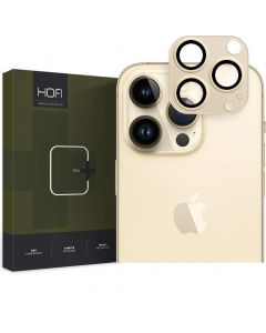 Hofi FullCam Pro Plus Lens Protector - предпазна метална плочка за камерата на iPhone 14 Pro, iPhone 14 Pro Max (златист)