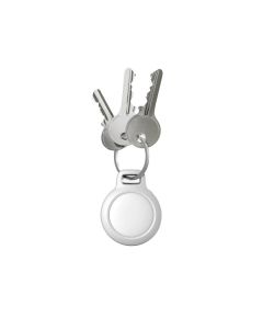 Nomad AirTag Rugged Keychain - висококачествен ключодържател за Apple AirTag и ключове (бял)