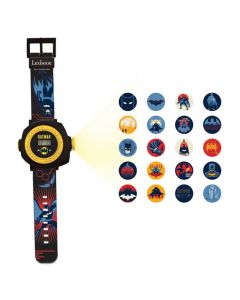 Lexibook Batman Children's Projection Watch with 20 Images - детски часовник със силиконова каишка и проектор (черен-жълт)